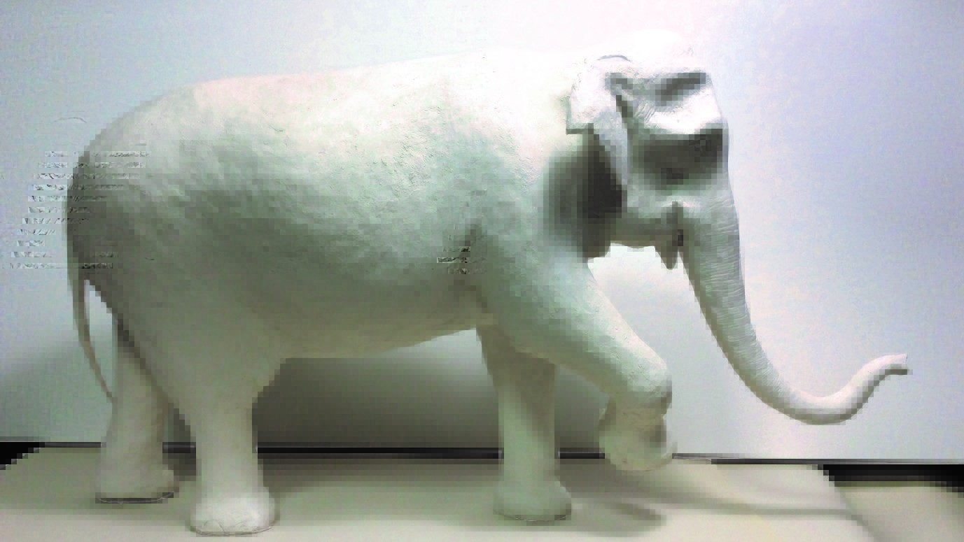 今月のはな子｜第32回「アジアゾウはな子の銅像、原型完成」